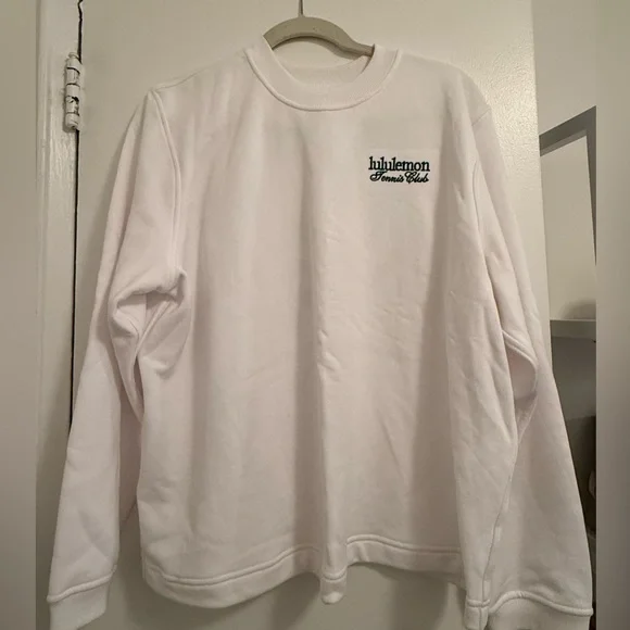 Lululemon White Tennis Club Sweatshirt - Picture 2 of 2